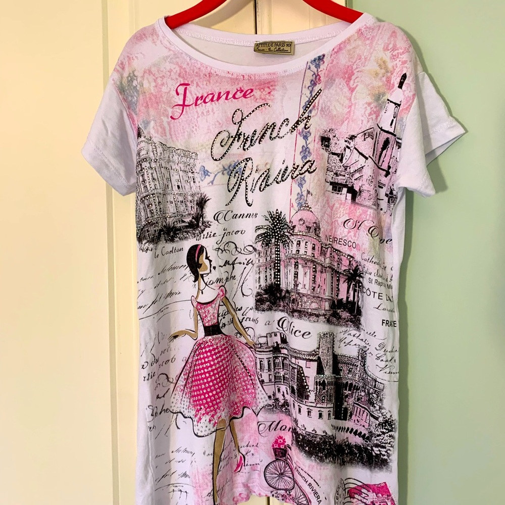 Girls sequins t shirt